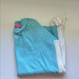 Lilly Pulitzer knit tunic xxs turquoise sweater
